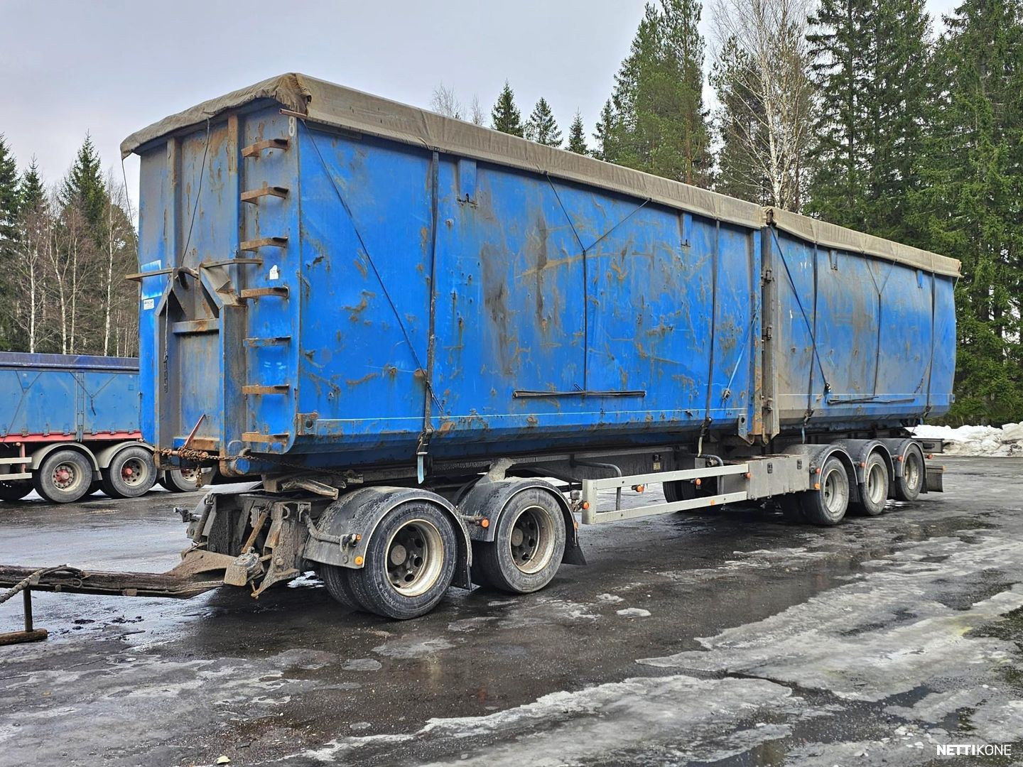 AM Automäkinen Vaihtolavaperävaunu 5-aks.