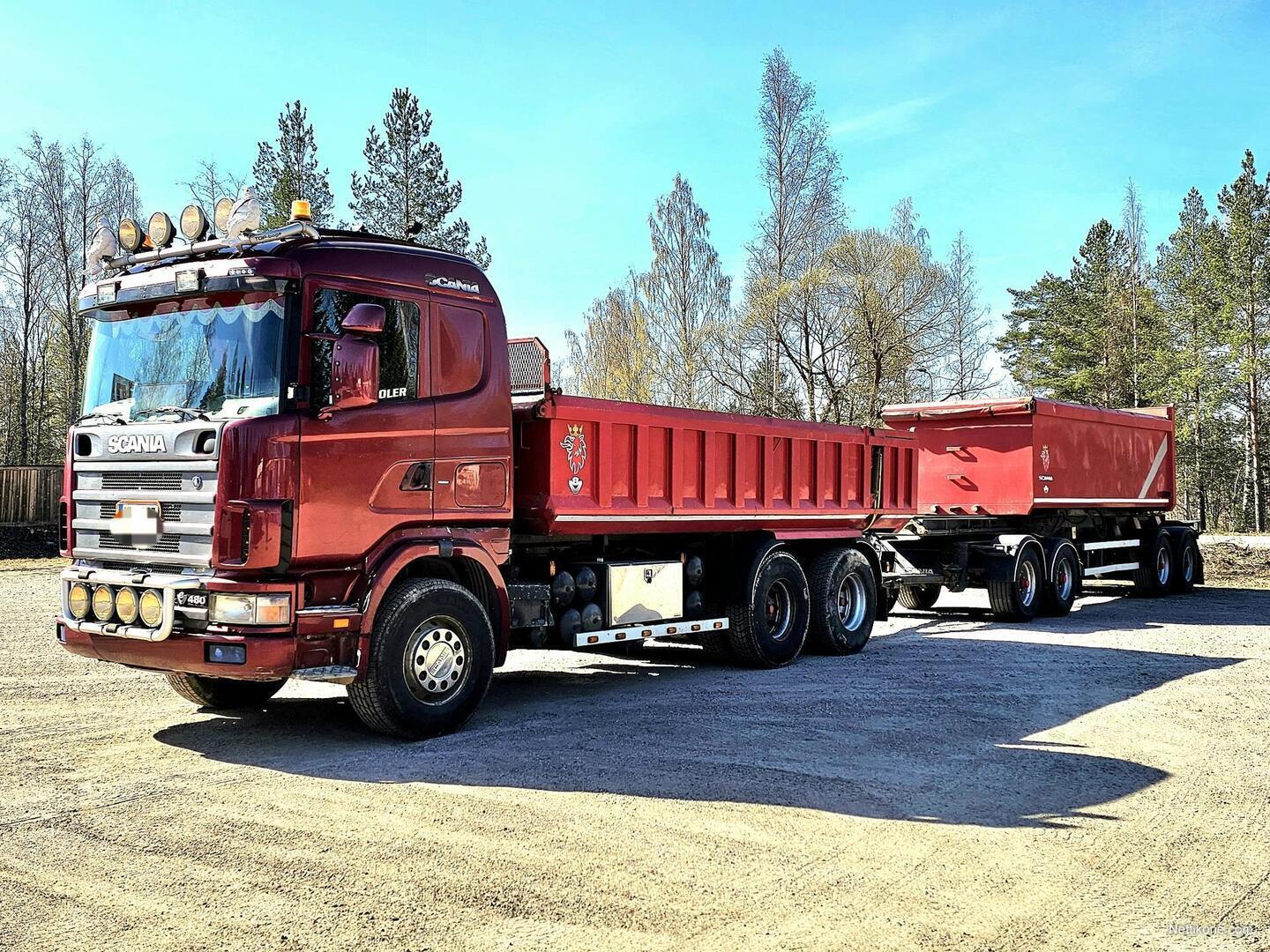 Scania R 164/ Jyki 4-aks. letkukasetti.